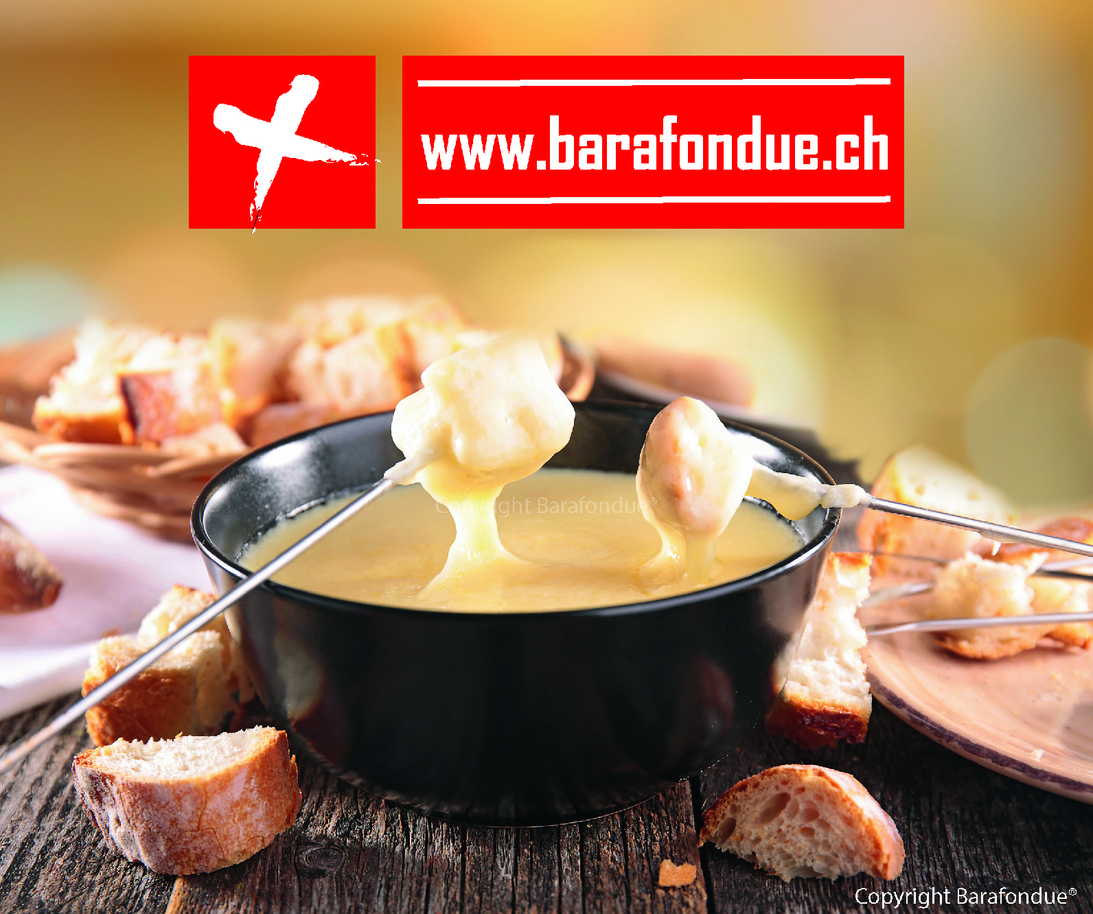 Notre fondue, pour cr&eacute;er la convivialit&eacute; ! Bon app&eacute;tit :-)